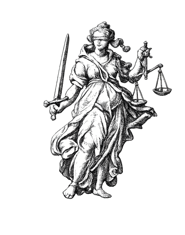Lady Justice Logo Layout
